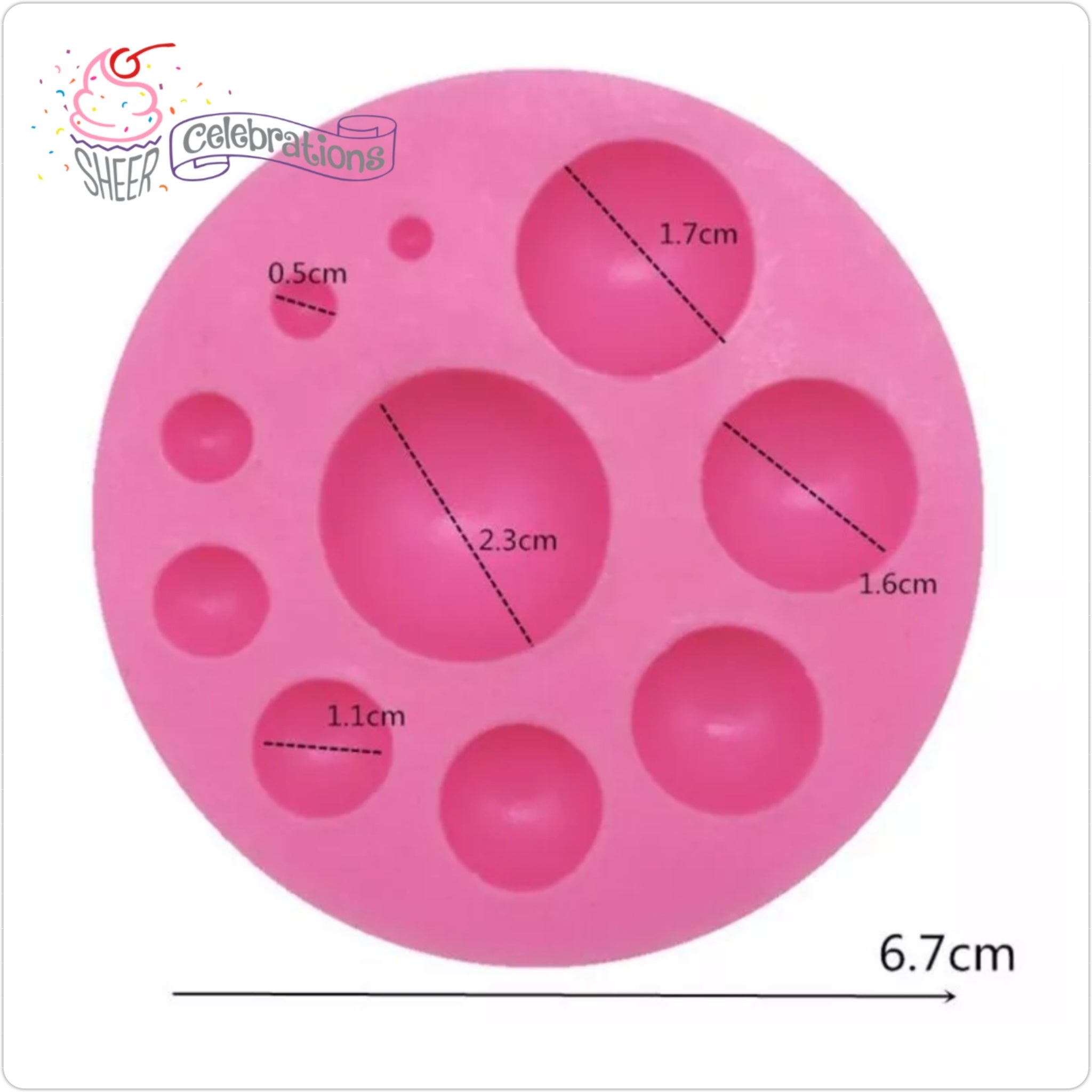 Mini Strawberry Silicone Mold – PinkAlmonds