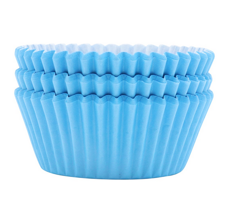 PME Light Blue cupcake Liners 60 count Sheer Celebrations